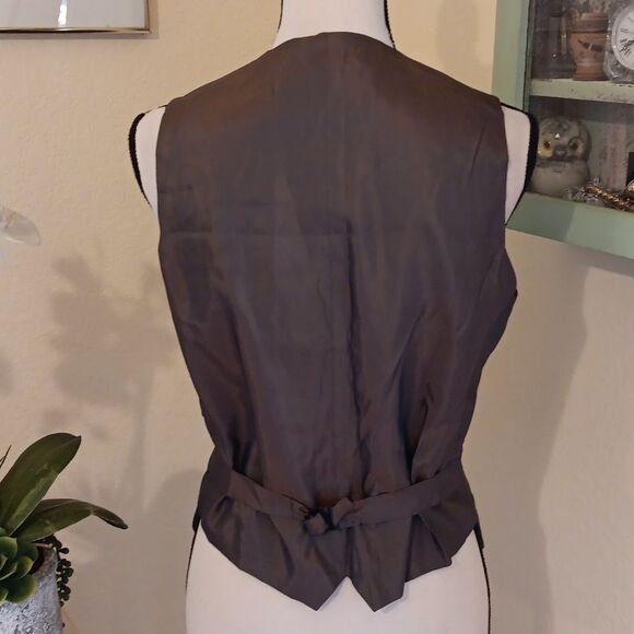 Luciano Barbera Charcoal Vest. Menswear Styling. Classic. - Picture 6 of 11